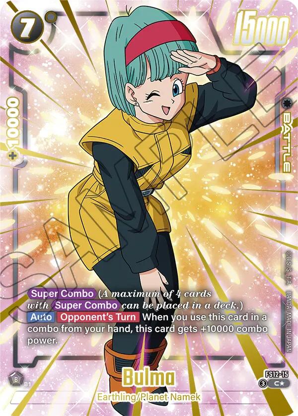 Bulma (FS12-15) (Gold) [Starter Deck EX: The Beat of Ki] | Cards and Coasters CA