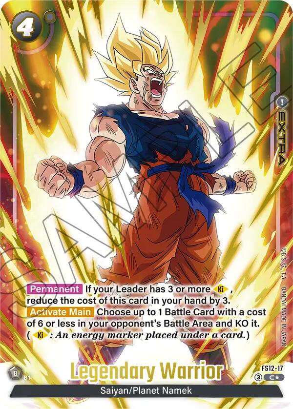 Legendary Warrior (Gold) [Starter Deck EX: The Beat of Ki] | Cards and Coasters CA