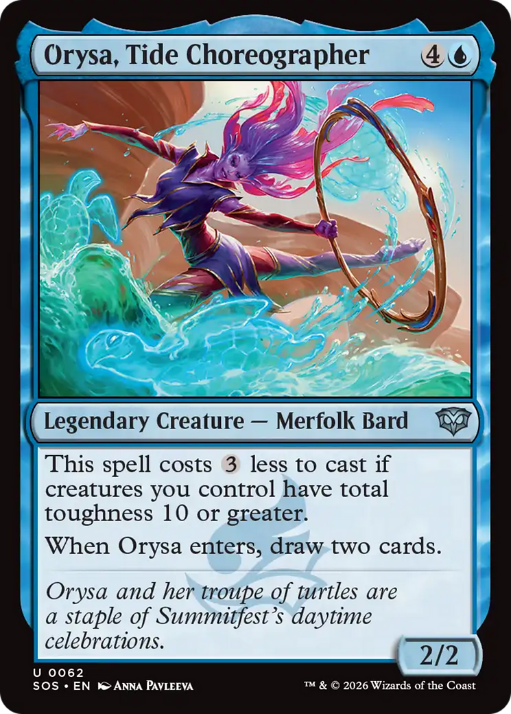 Orysa, Tide Choreographer [Secrets of Strixhaven] | Cards and Coasters CA