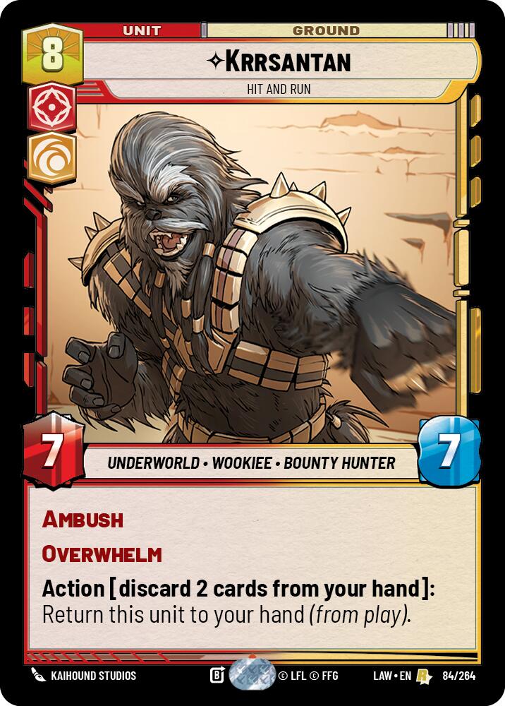 Krrsantan - Hit and Run (84/264) (84/264) [A Lawless Time] | Cards and Coasters CA