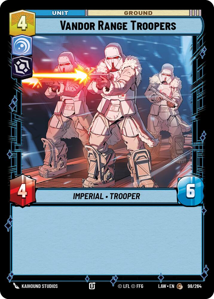 Vandor Range Troopers (98/264) (98/264) [A Lawless Time] | Cards and Coasters CA