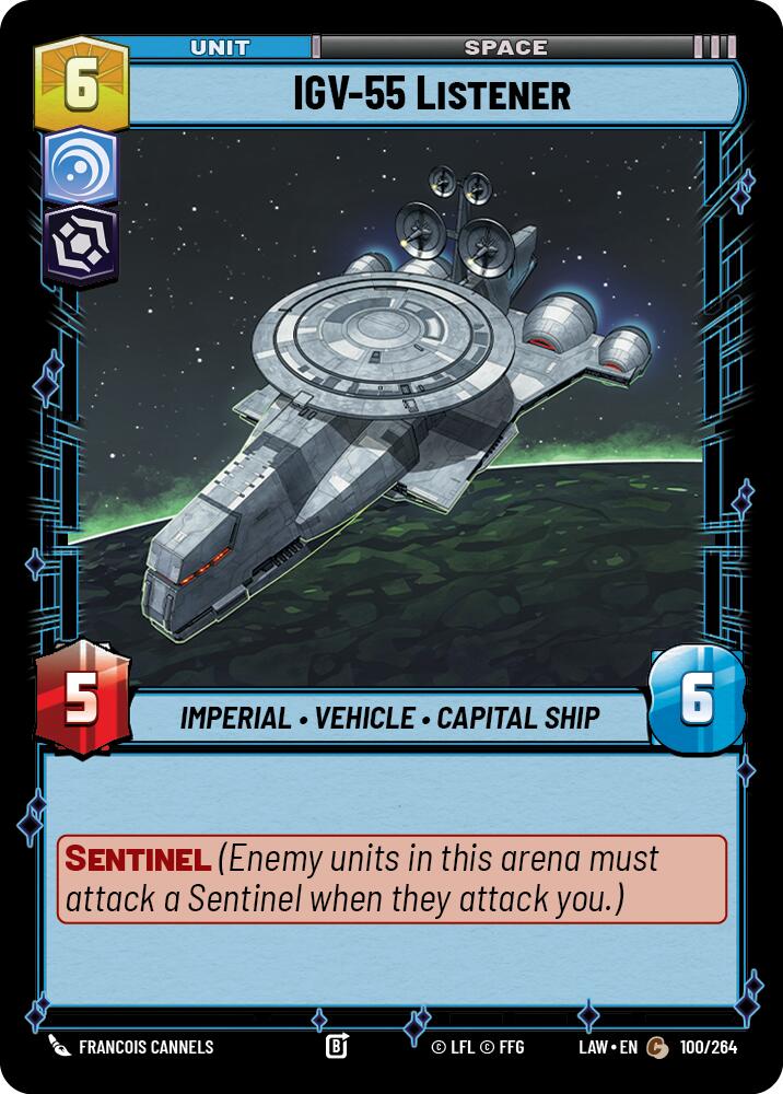 IGV-55 Listener (100/264) (100/264) [A Lawless Time] | Cards and Coasters CA