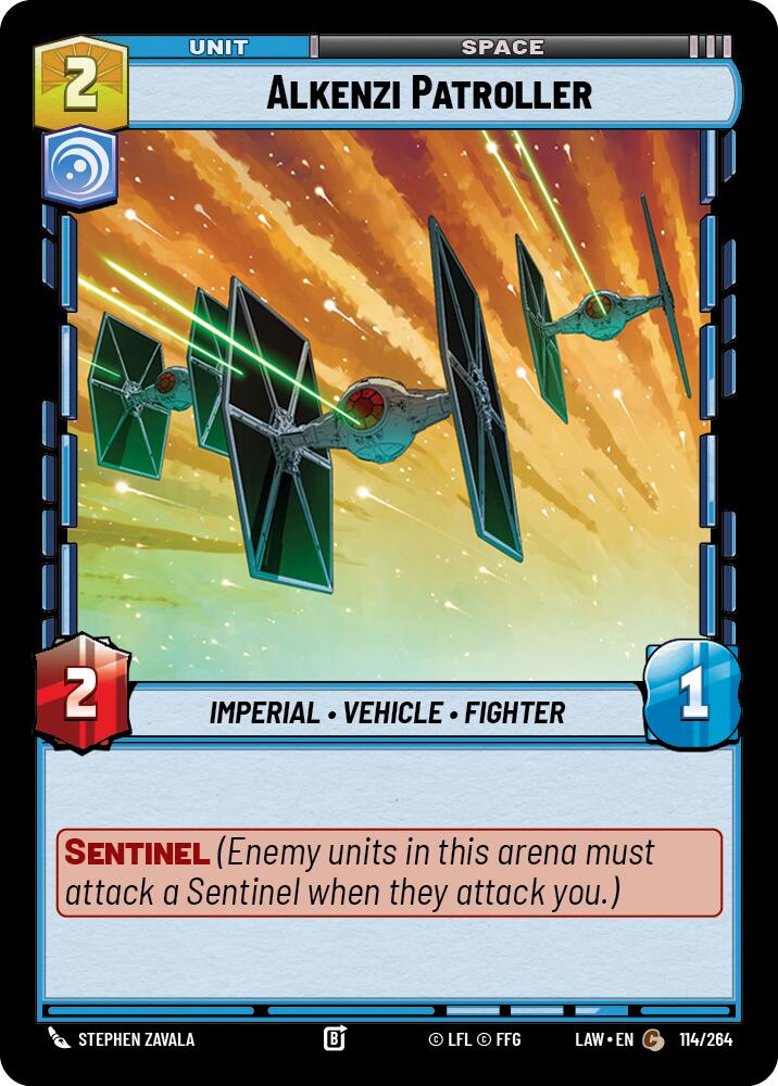 Alkenzi Patroller (114/264) (114/264) [A Lawless Time] | Cards and Coasters CA