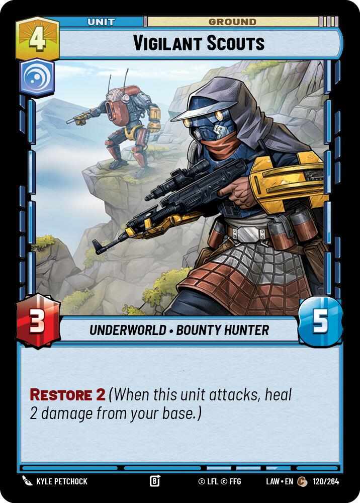 Vigilant Scouts (120/264) (120/264) [A Lawless Time] | Cards and Coasters CA