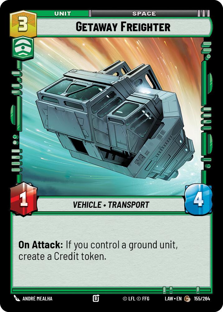 Getaway Freighter (155/264) (155/264) [A Lawless Time] | Cards and Coasters CA
