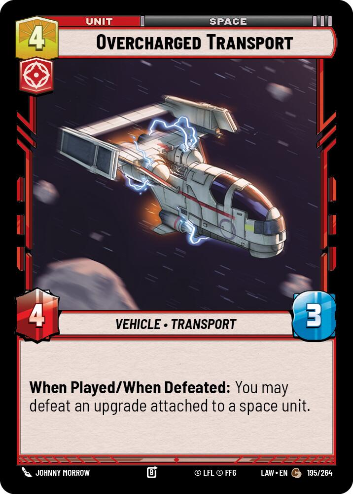 Overcharged Transport (195/264) (195/264) [A Lawless Time] | Cards and Coasters CA