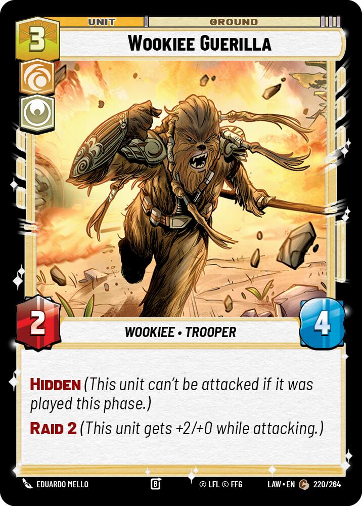 Wookiee Guerilla (220/264) (220/264) [A Lawless Time] | Cards and Coasters CA