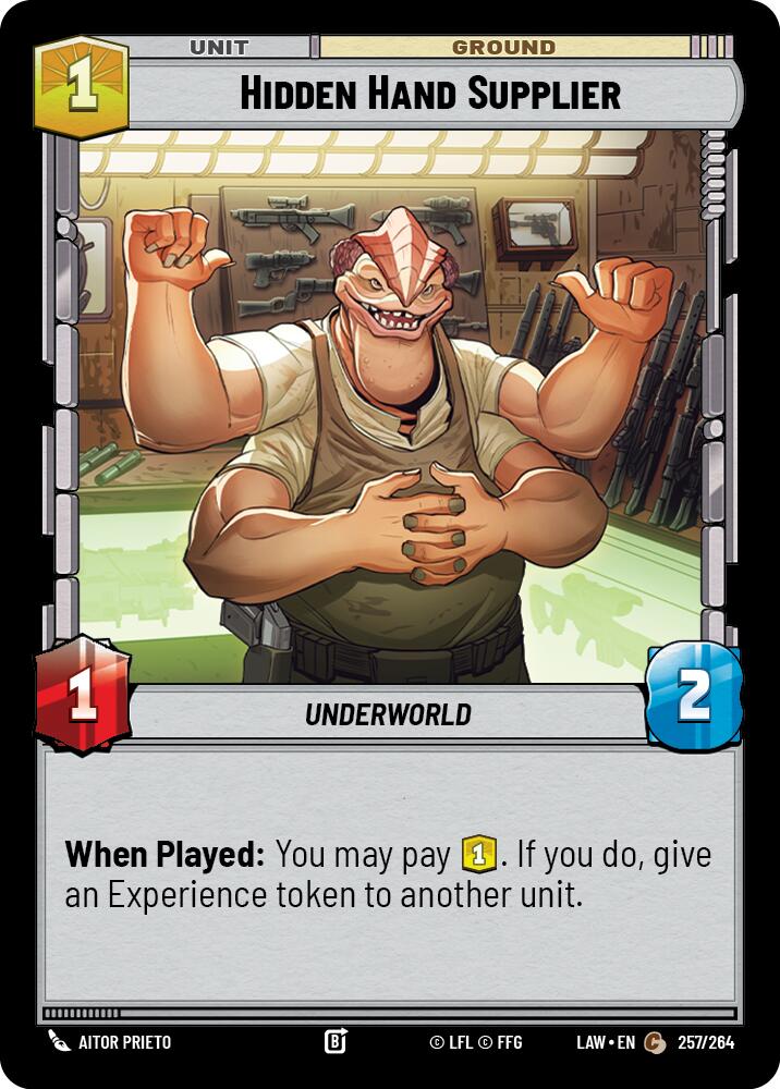 Hidden Hand Supplier (257/264) (257/264) [A Lawless Time] | Cards and Coasters CA