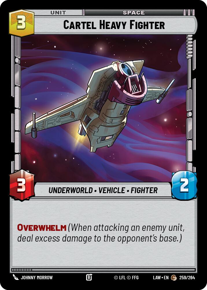 Cartel Heavy Fighter (259/264) (259/264) [A Lawless Time] | Cards and Coasters CA
