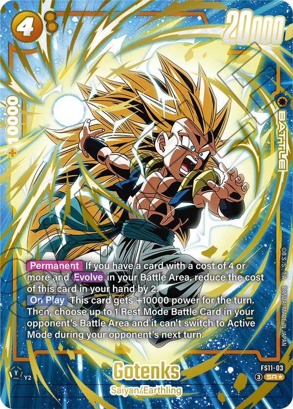 Gotenks (FS11-03) (Gold) [Starter Deck EX: The Phase of Evolution] | Cards and Coasters CA