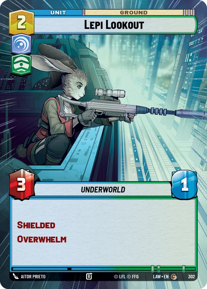Lepi Lookout (302) (Hyperspace) (302) [A Lawless Time] | Cards and Coasters CA