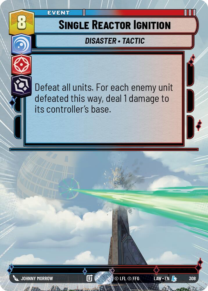 Single Reactor Ignition (308) (Hyperspace) (308) [A Lawless Time] | Cards and Coasters CA