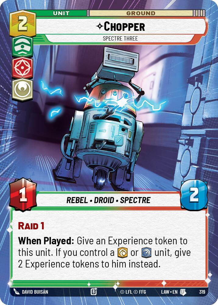 Chopper - Spectre Three (319) (Hyperspace) (319) [A Lawless Time] | Cards and Coasters CA