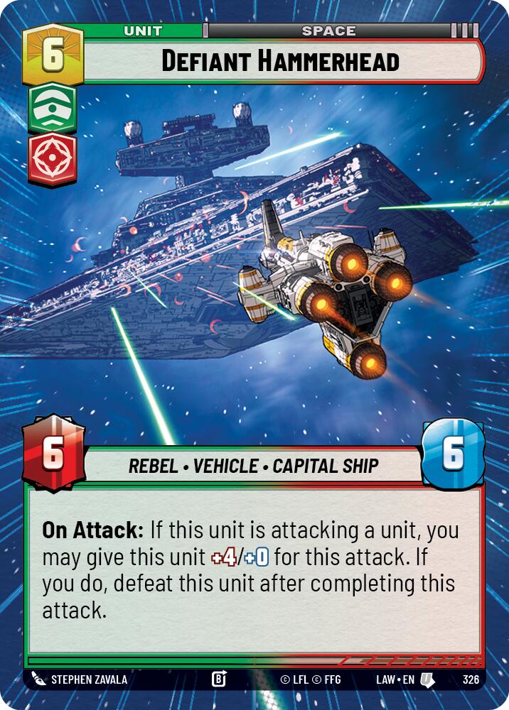 Defiant Scrapper (370) (Hyperspace) (370) [A Lawless Time] | Cards and Coasters CA