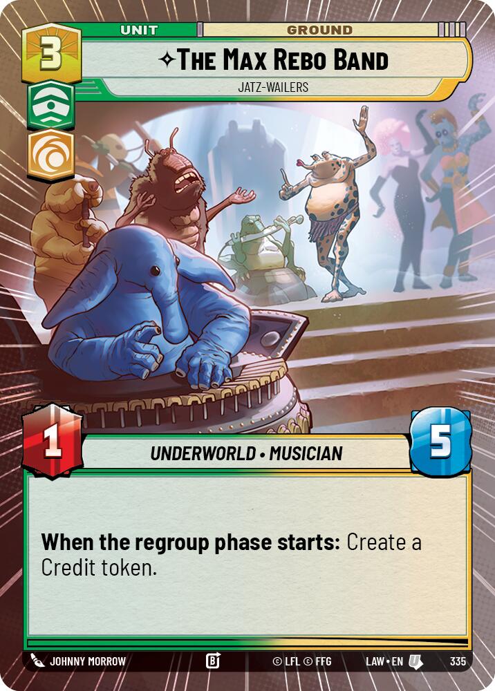 The Max Rebo Band - Jatz-Wailers (335) (Hyperspace) (335) [A Lawless Time] | Cards and Coasters CA