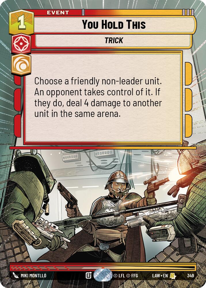 You Hold This (349) (Hyperspace) (349) [A Lawless Time] | Cards and Coasters CA