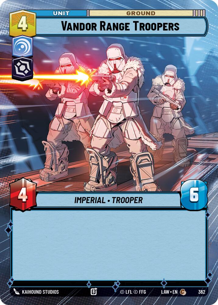 Vandor Range Troopers (362) (Hyperspace) (362) [A Lawless Time] | Cards and Coasters CA