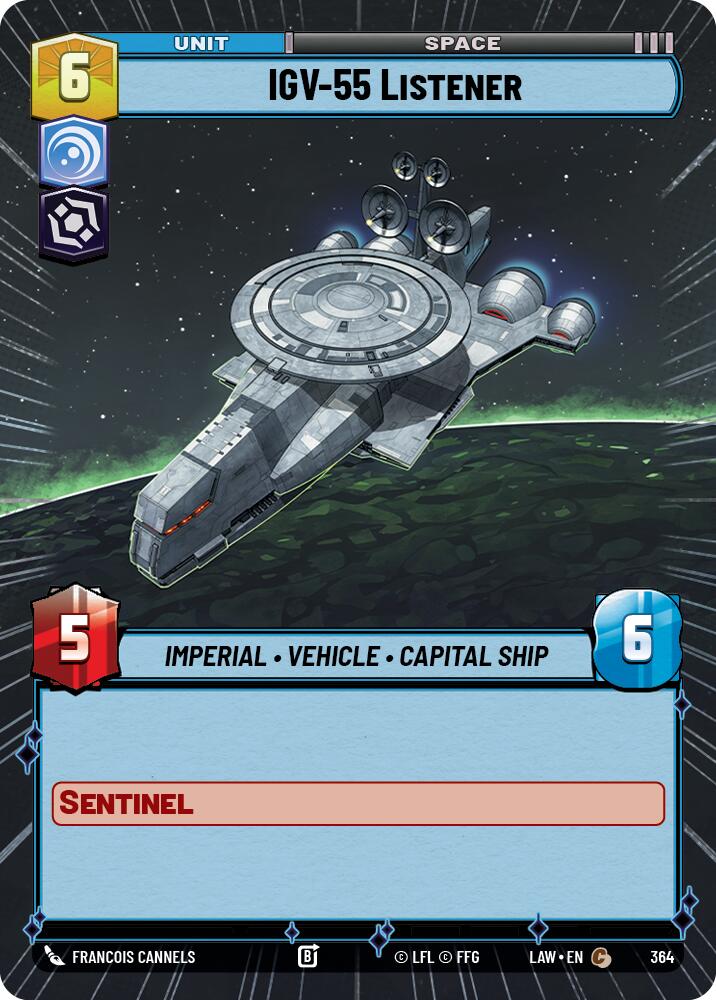 IGV-55 Listener (364) (Hyperspace) (364) [A Lawless Time] | Cards and Coasters CA