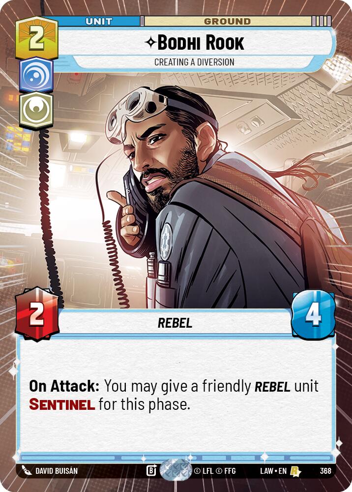 Bodhi Rook - Creating a Diversion (368) (Hyperspace) (368) [A Lawless Time] | Cards and Coasters CA