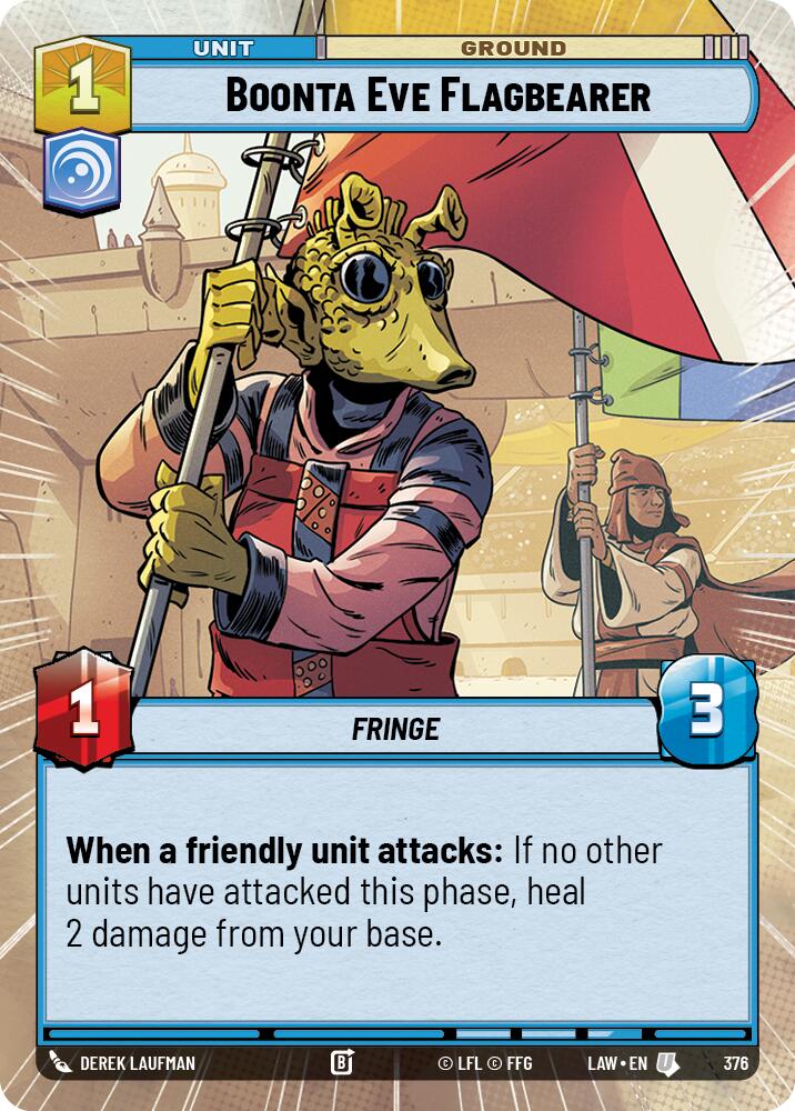 Boonta Eve Flagbearer (376) (Hyperspace) (376) [A Lawless Time] | Cards and Coasters CA