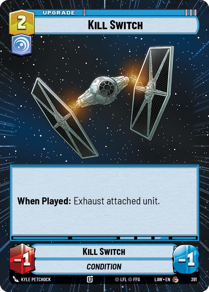 Kill Switch (391) (Hyperspace) (391) [A Lawless Time] | Cards and Coasters CA