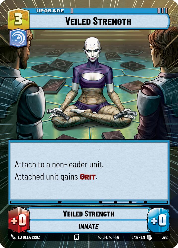 Veiled Strength (392) (Hyperspace) (392) [A Lawless Time] | Cards and Coasters CA