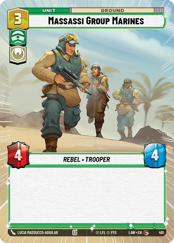 Massassi Group Marines (410) (Hyperspace) (410) [A Lawless Time] | Cards and Coasters CA