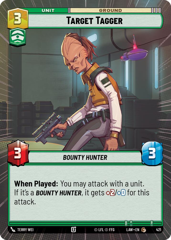 Target Tagger (421) (Hyperspace) (421) [A Lawless Time] | Cards and Coasters CA