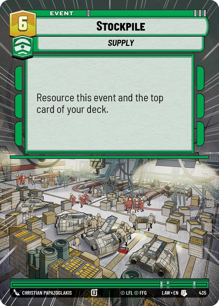 Stockpile (435) (Hyperspace) (435) [A Lawless Time] | Cards and Coasters CA