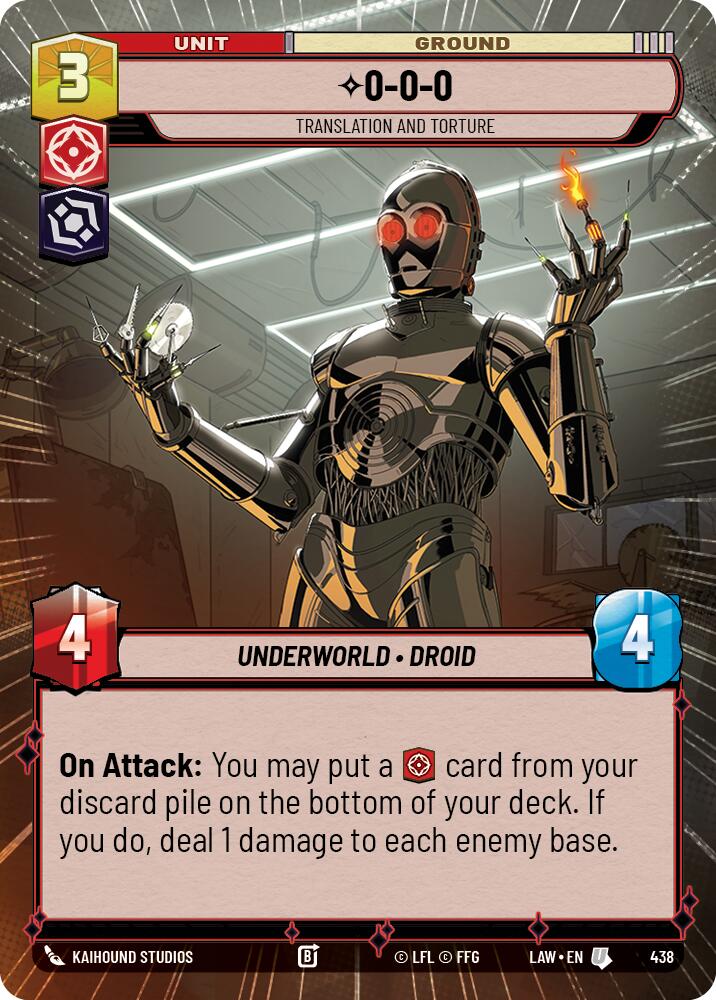 0-0-0 - Translation and Torture (438) (Hyperspace) (438) [A Lawless Time] | Cards and Coasters CA