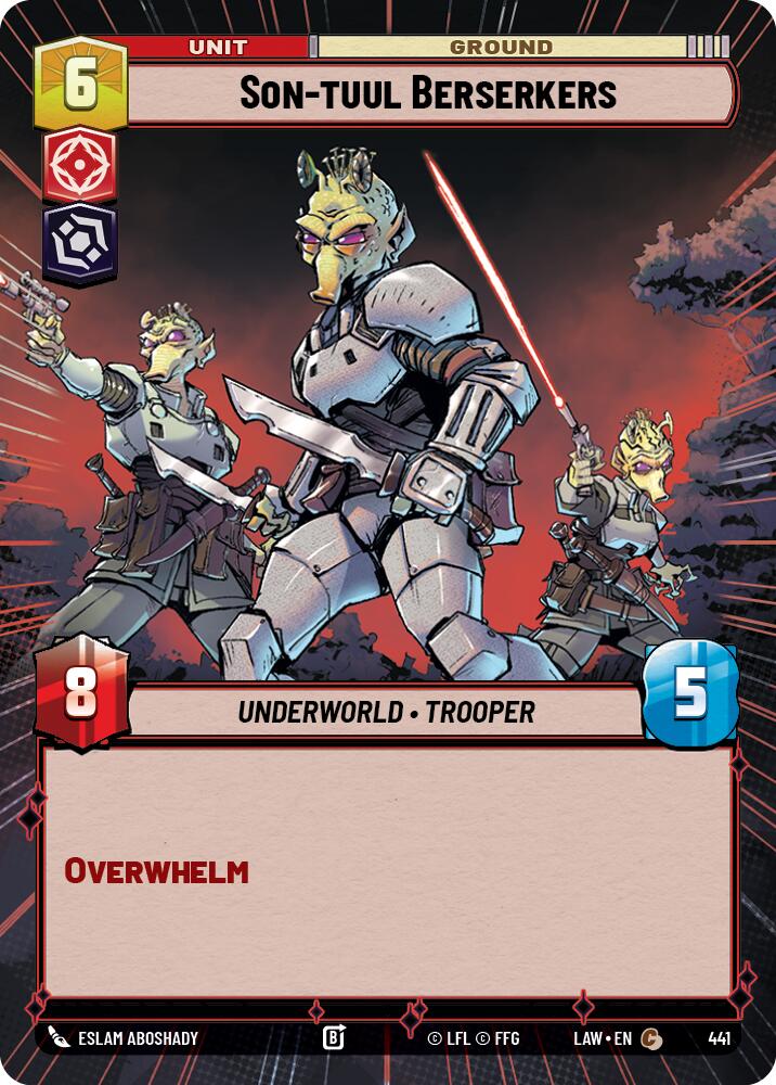 Son-tuul Berserkers (441) (Hyperspace) (441) [A Lawless Time] | Cards and Coasters CA