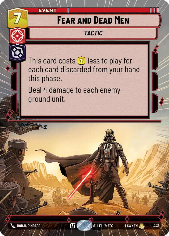 Fear and Dead Men (443) (Hyperspace) (443) [A Lawless Time] | Cards and Coasters CA