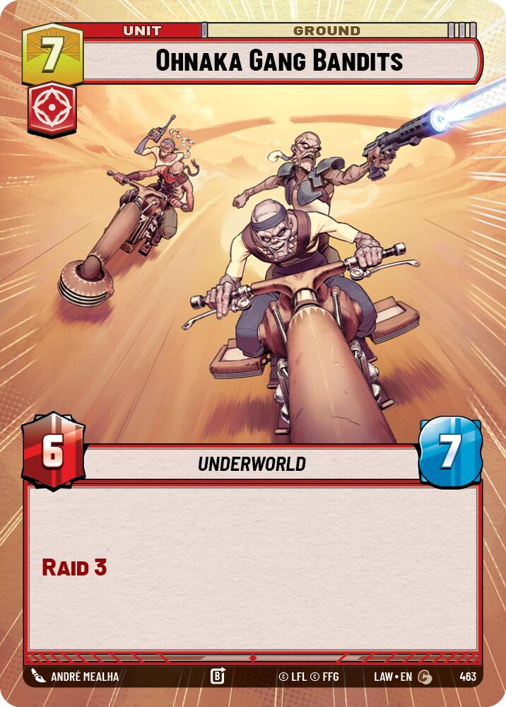 Ohnaka Gang Bandits (463) (Hyperspace) (463) [A Lawless Time] | Cards and Coasters CA