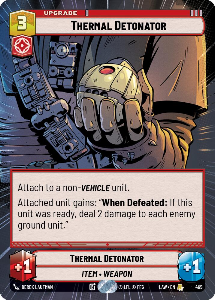 Thermal Detonator (465) (Hyperspace) (465) [A Lawless Time] | Cards and Coasters CA