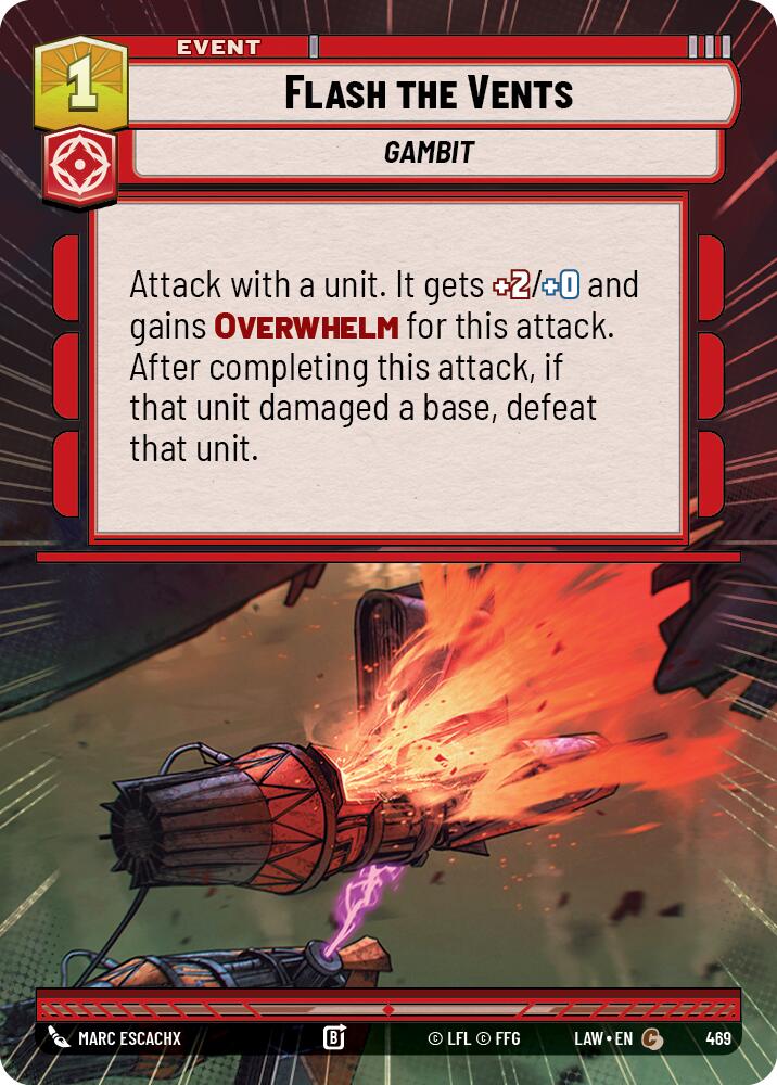 Flash the Vents (469) (Hyperspace) (469) [A Lawless Time] | Cards and Coasters CA