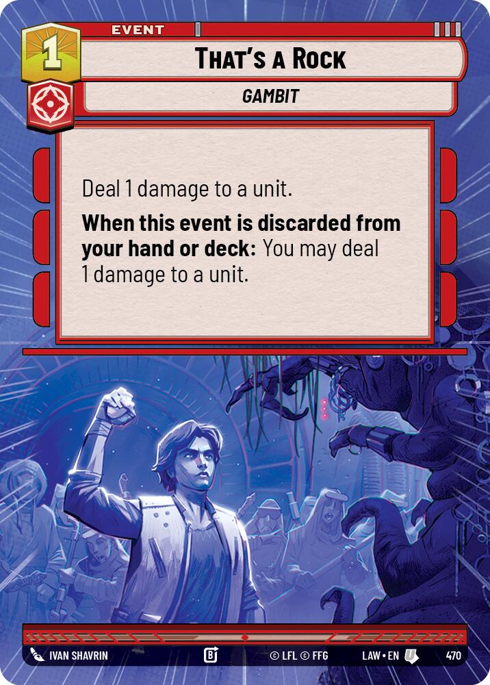 That's a Rock (470) (Hyperspace) (470) [A Lawless Time] | Cards and Coasters CA
