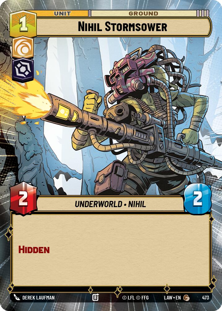 Nihil Stormsower (473) (Hyperspace) (473) [A Lawless Time] | Cards and Coasters CA