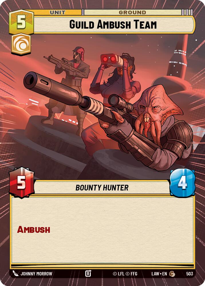 Guild Ambush Team (503) (Hyperspace) (503) [A Lawless Time] | Cards and Coasters CA
