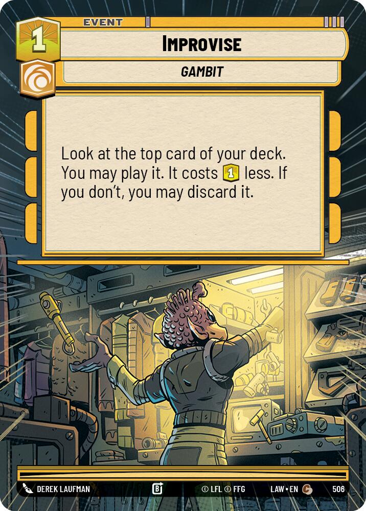 Improvise (506) (Hyperspace) (506) [A Lawless Time] | Cards and Coasters CA