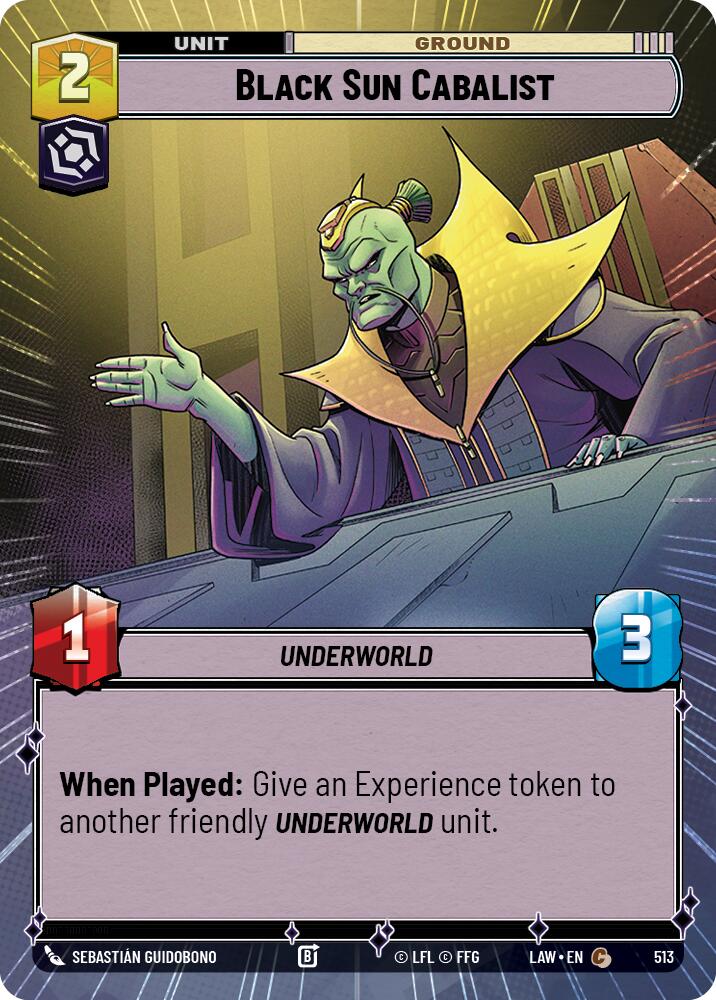 Black Sun Cabalist (513) (Hyperspace) (513) [A Lawless Time] | Cards and Coasters CA