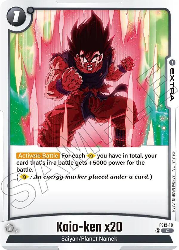 Kaio-ken x20 [Starter Deck EX: The Beat of Ki] | Cards and Coasters CA