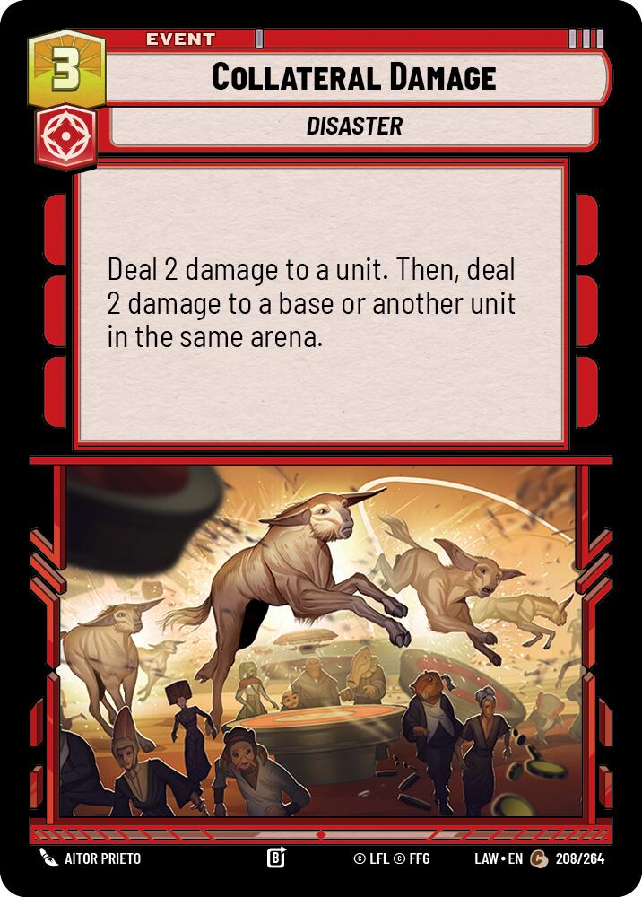 Collateral Damage (208/264) (208/264) [A Lawless Time] | Cards and Coasters CA