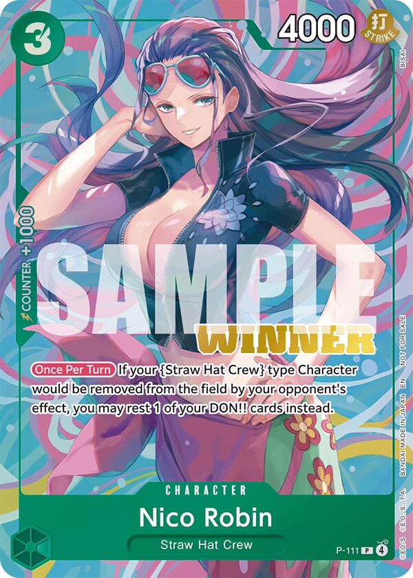 Nico Robin (Heroines Battle Winner Pack) [One Piece Promotion Cards] | Cards and Coasters CA