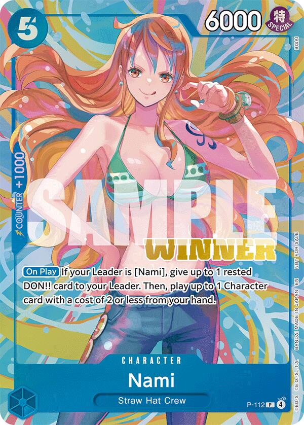 Nami (Heroines Battle Winner Pack) [One Piece Promotion Cards] | Cards and Coasters CA