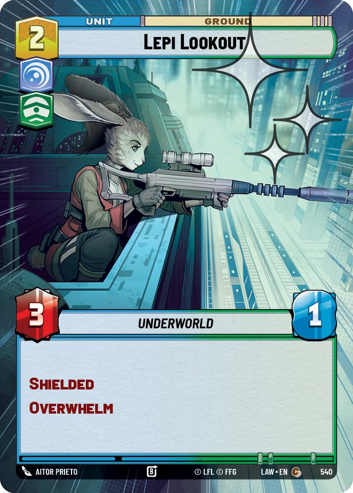 Lepi Lookout (540) (Hyperspace Foil) (540) [A Lawless Time] | Cards and Coasters CA