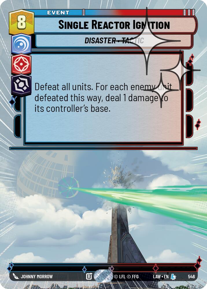 Single Reactor Ignition (546) (Hyperspace Foil) (546) [A Lawless Time] | Cards and Coasters CA