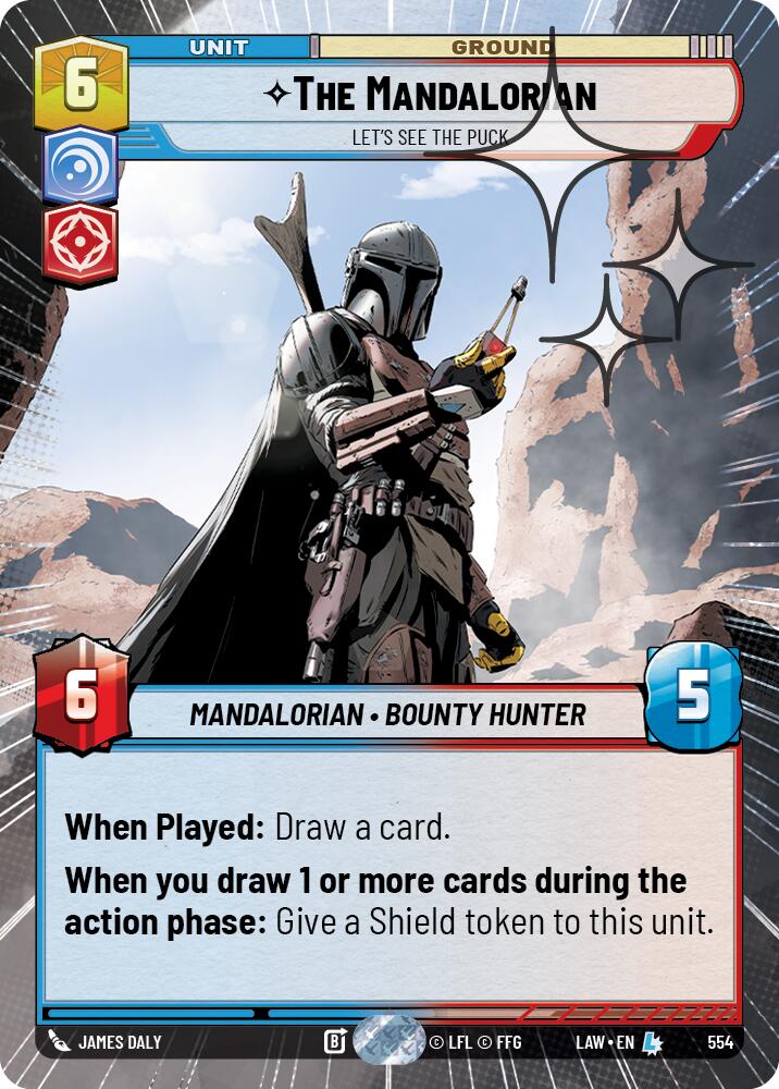 The Mandalorian - Let's See The Puck (554) (Hyperspace Foil) (554) [A Lawless Time] | Cards and Coasters CA