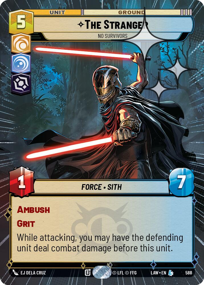 The Stranger - No Survivors (588) (Hyperspace Foil) (588) [A Lawless Time] | Cards and Coasters CA