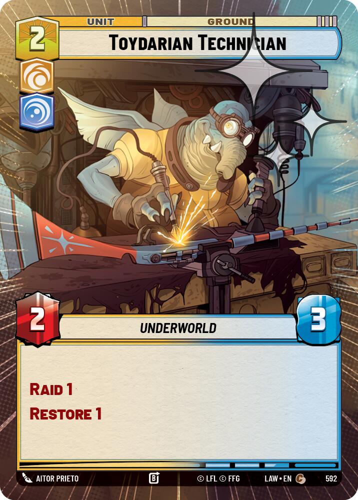 Toydarian Technician (592) (Hyperspace Foil) (592) [A Lawless Time] | Cards and Coasters CA