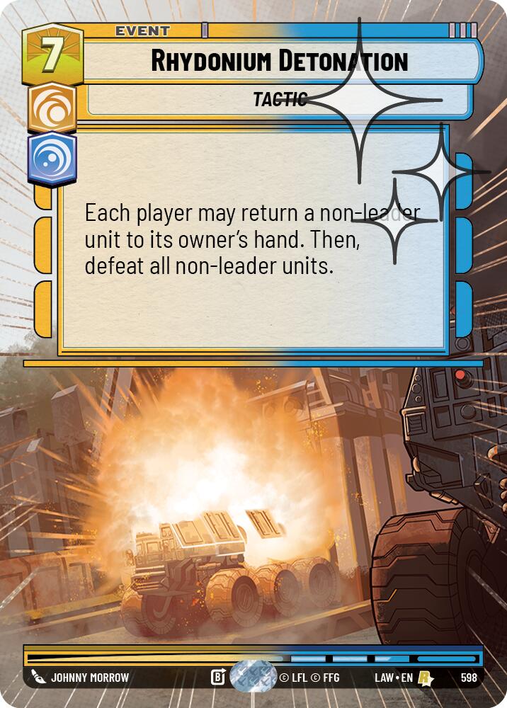 Rhydonium Detonation (598) (Hyperspace Foil) (598) [A Lawless Time] | Cards and Coasters CA